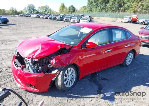 2018 Nissan Sentra Sv from USA, damaged, VIN 3N1AB7AP4JL628573
